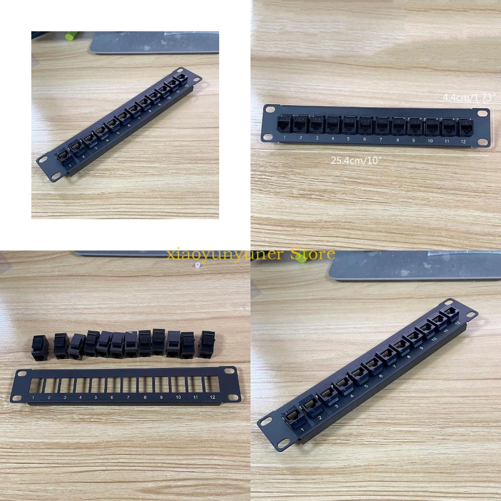 Patch Panel Cat6 - P9JB Patch Panel 12 Port CAT6