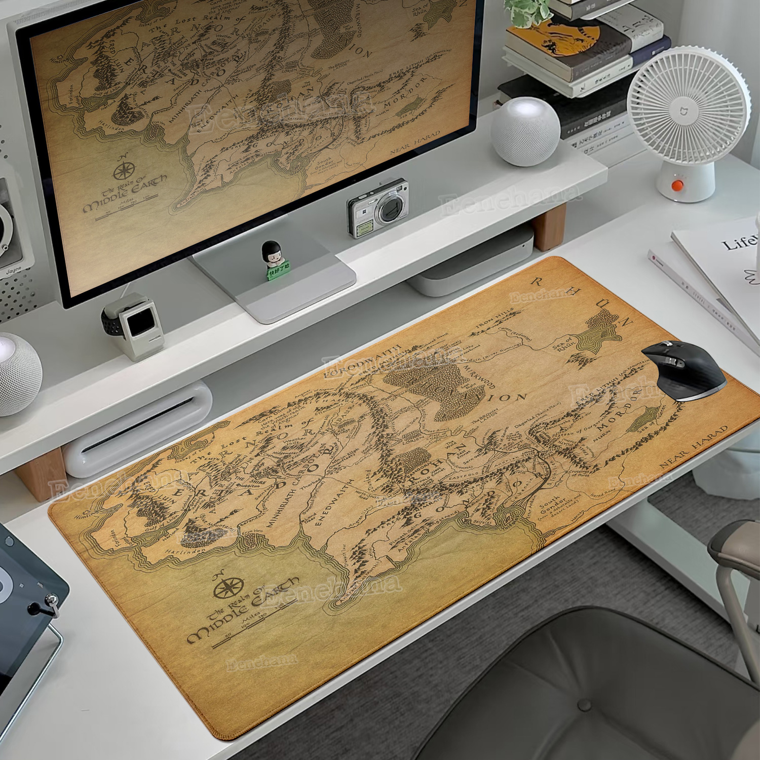 Office Desk Tech Accessories - The L-Lord of The Ring Large
