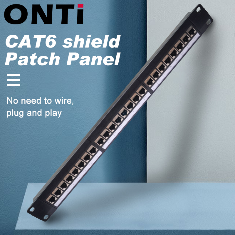 ONTi 19in 1U Rack 24 Port CAT6 - đánh giá và giá Patch Panel Cat6