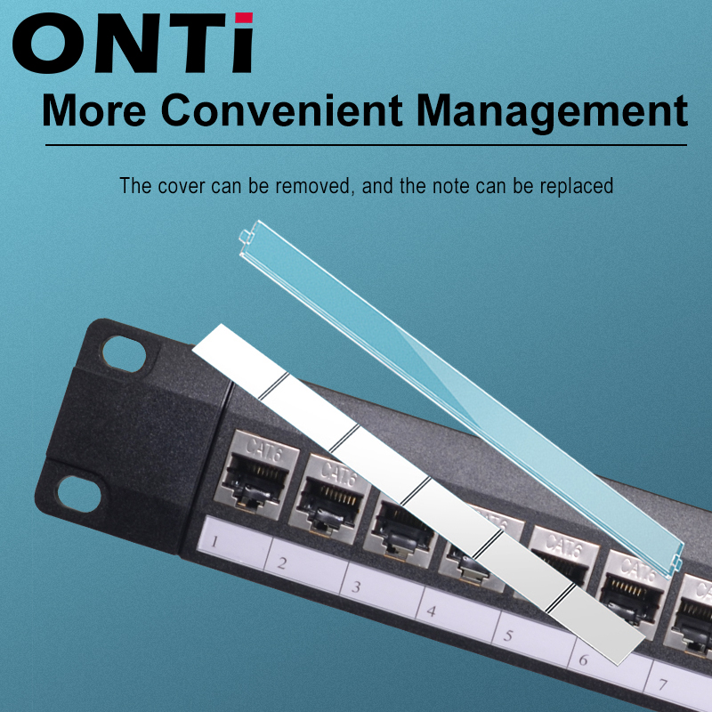 ONTi 19in 1U Rack 24 Port CAT6 - đánh giá và giá Patch Panel Cat6