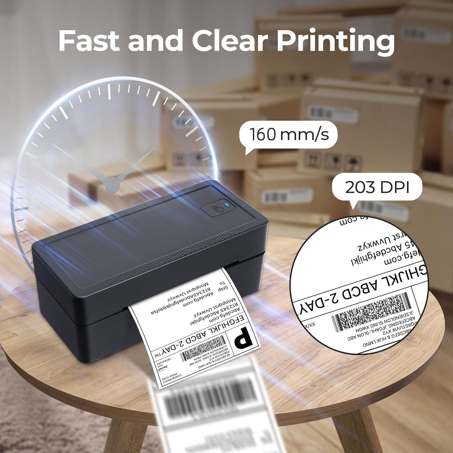 4'' 4x6 Inch 100mm Thermal Pap - đánh giá và giá Label Printer Thermal