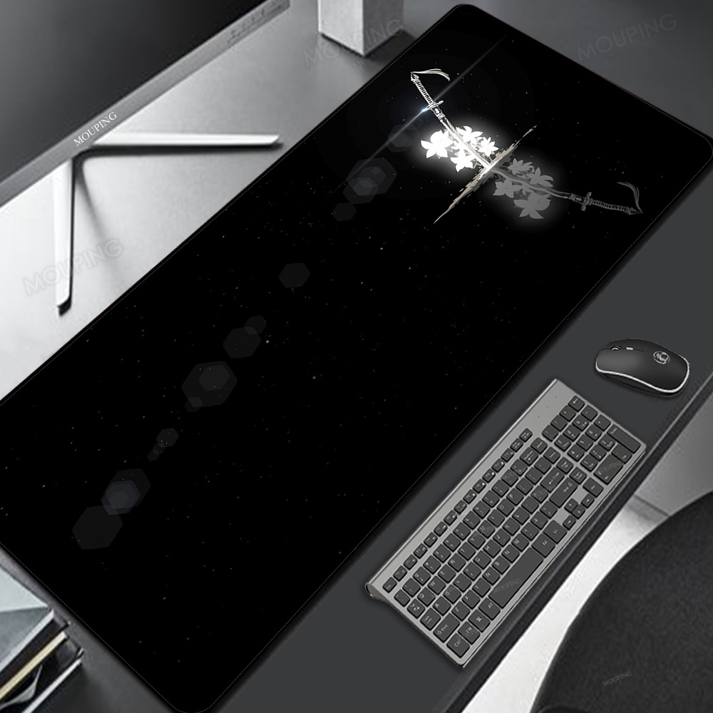 Black Mausepad Art Table Mouse - đánh giá và giá Office Desk Tech Accessories