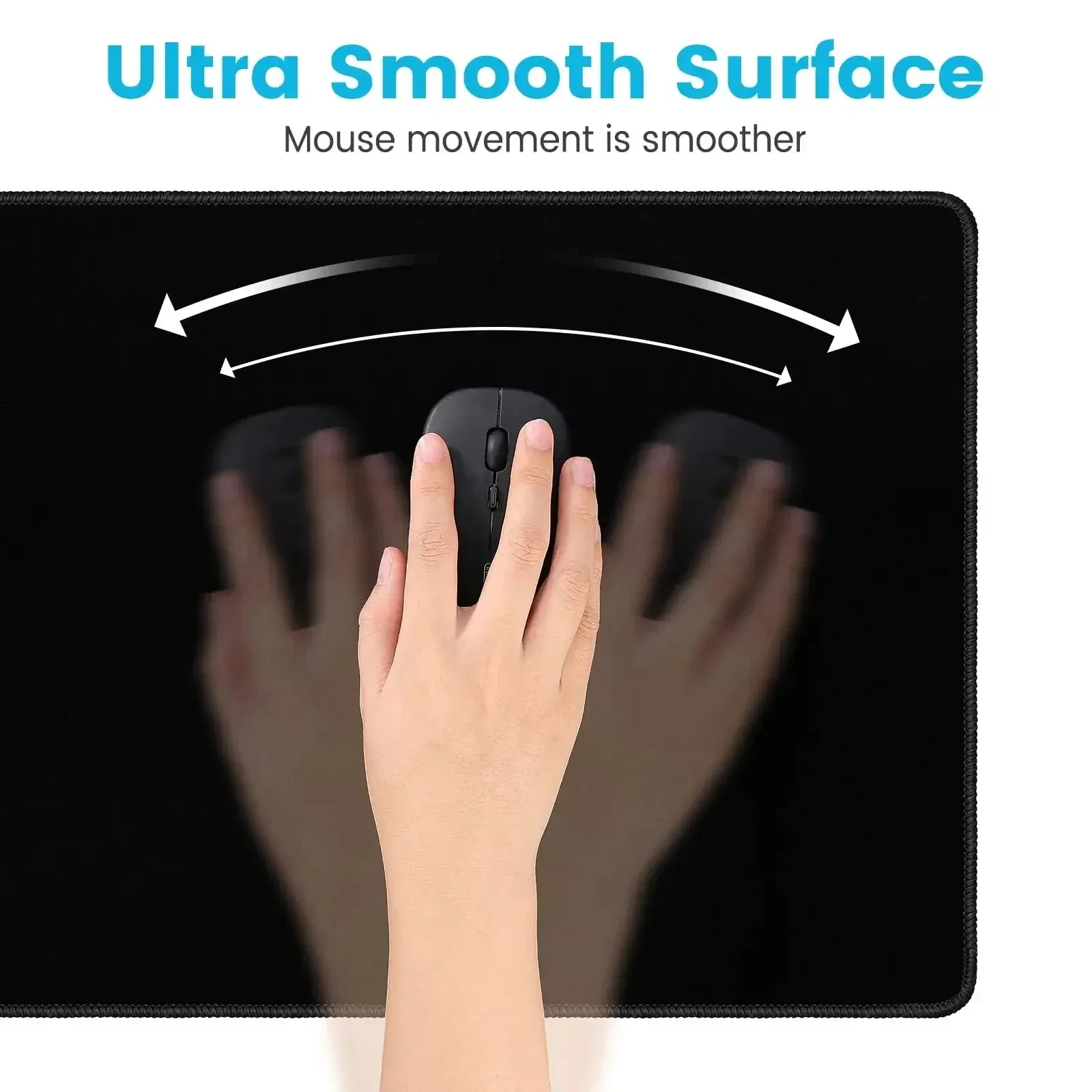 Black Mausepad Art Table Mouse - đánh giá và giá Office Desk Tech Accessories