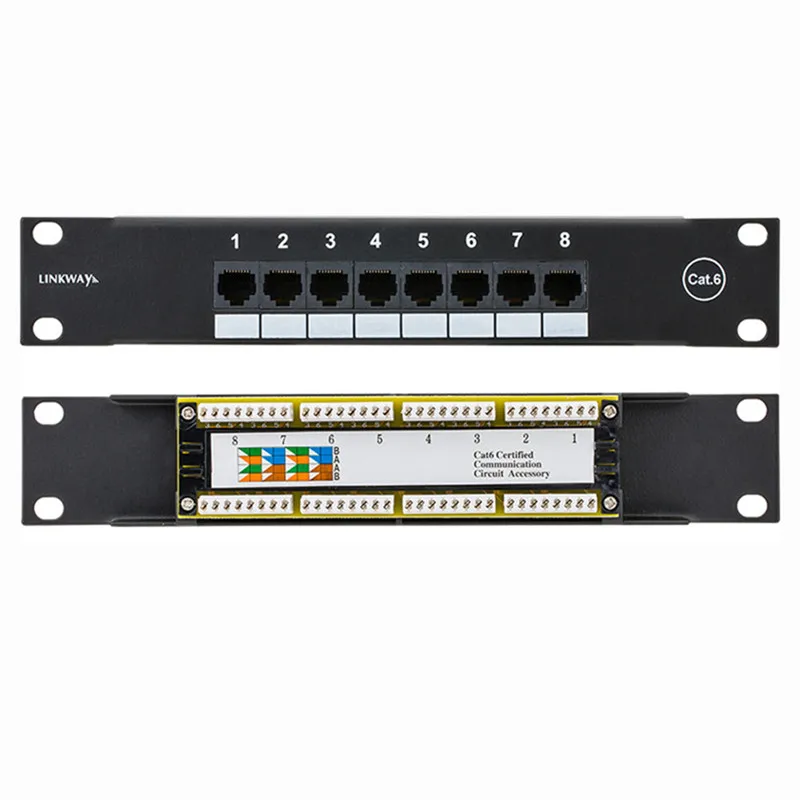 Network Adapter 8 Port CAT6 Pa - đánh giá và giá Patch Panel Cat6