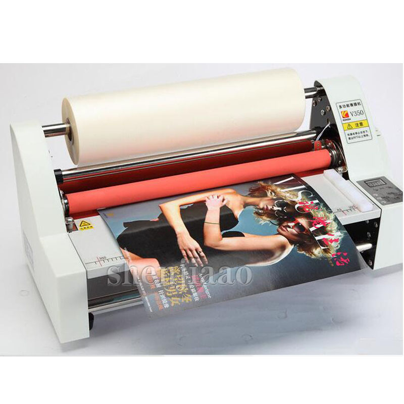 V350 film Laminator Four Rolle - đánh giá và giá Laminator A3 Hot