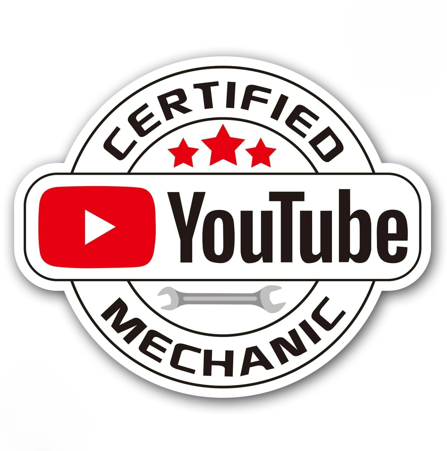 Universal YouTube Car Stickers - đánh giá và giá Office Youtuber