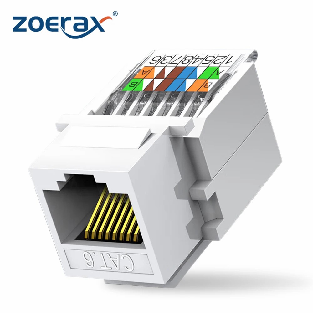 ZoeRax Cat6 RJ45 Tool-Less Key - đánh giá và giá Patch Panel Cat6