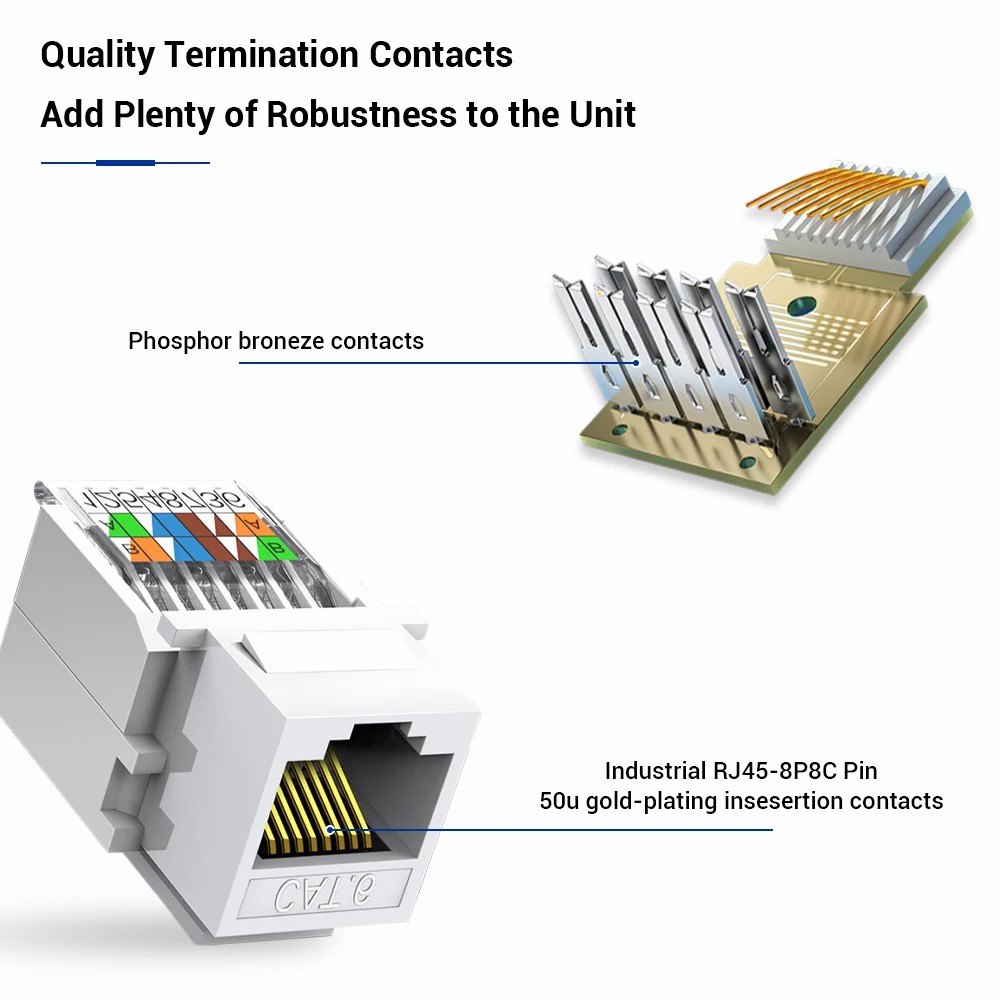 ZoeRax Cat6 RJ45 Tool-Less Key - đánh giá và giá Patch Panel Cat6