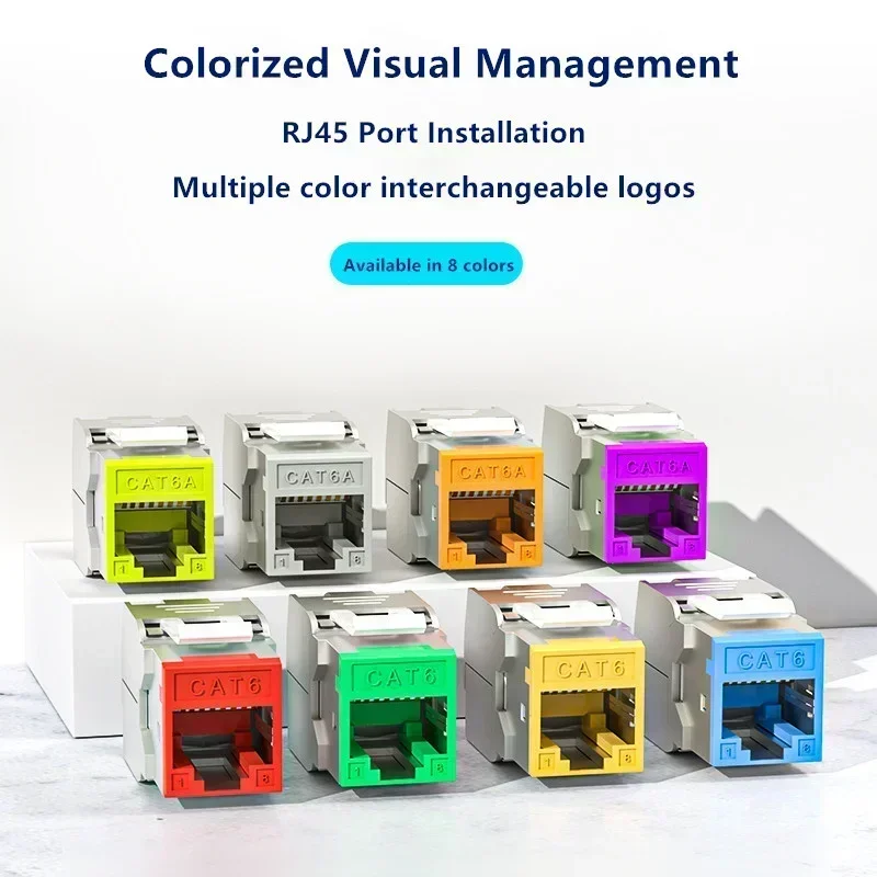 CAT6A Cat6 6 6A RJ45 Connector - đánh giá và giá Patch Panel Cat6