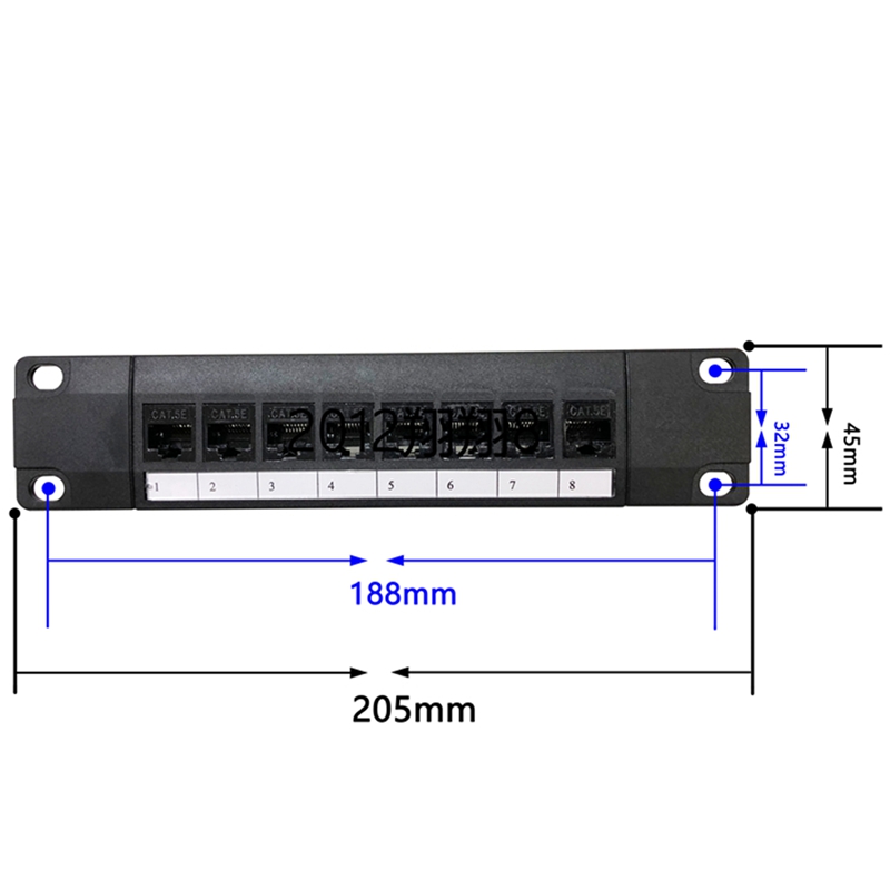 8 Port Straight-Through CAT6 P - đánh giá và giá Patch Panel Cat6