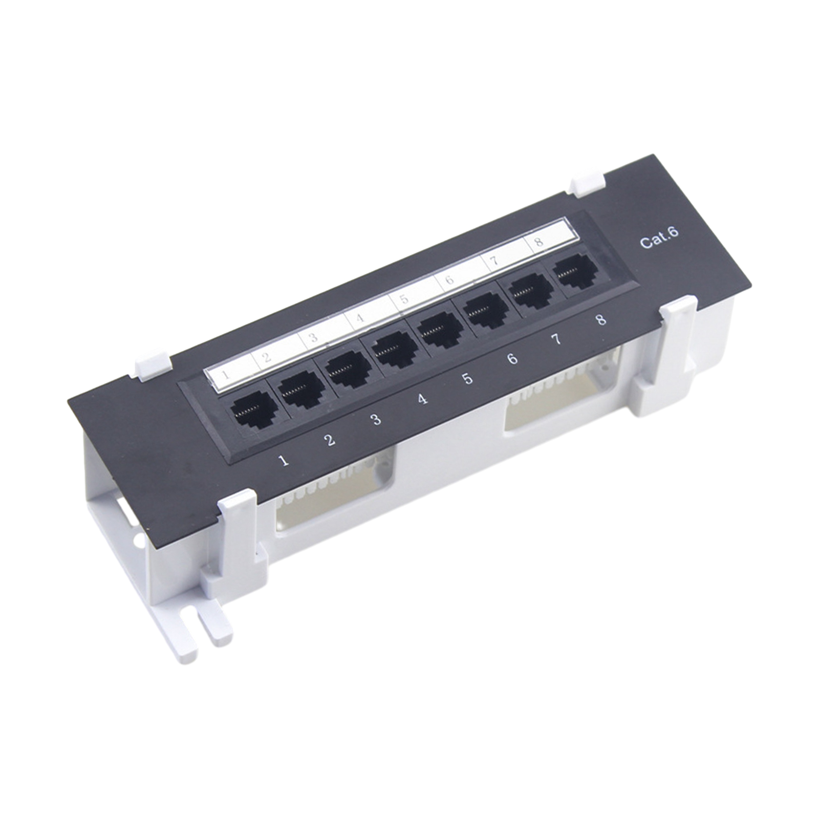 8Port Wall-Mounted Patch Panel - đánh giá và giá Patch Panel Cat6