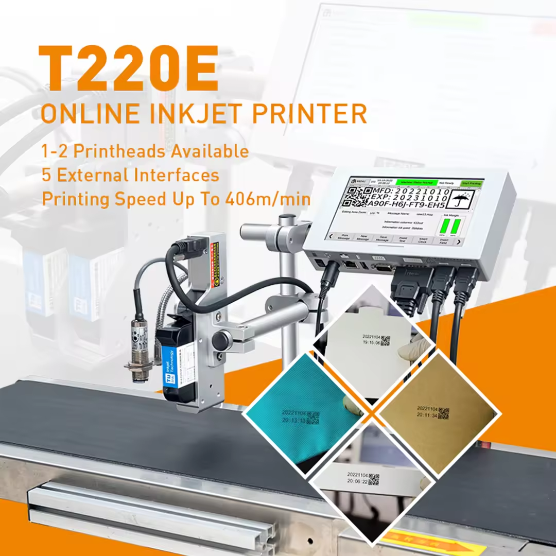 Online Thermal Inkjet Coding P - đánh giá và giá Label Printer Thermal