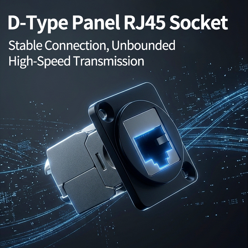 D-Type Panel Mount RJ45 Socket - đánh giá và giá Patch Panel Cat6