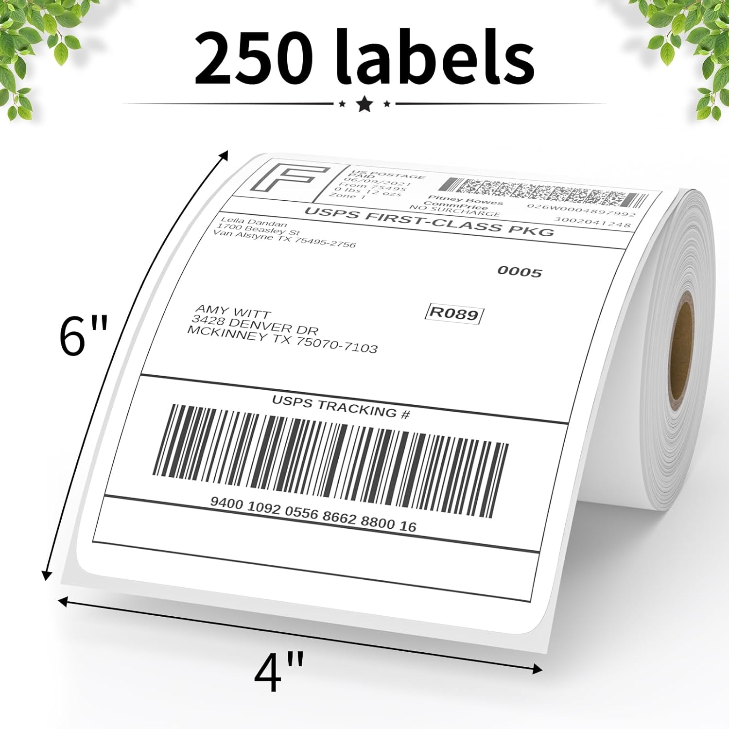 4x6 Thermal Shipping Labels 25 - đánh giá và giá Label Printer Thermal