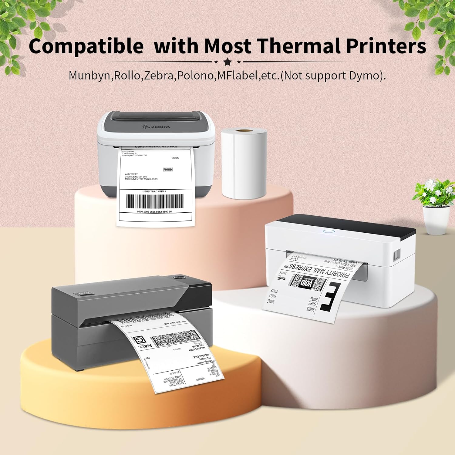 4x6 Thermal Shipping Labels 25 - đánh giá và giá Label Printer Thermal