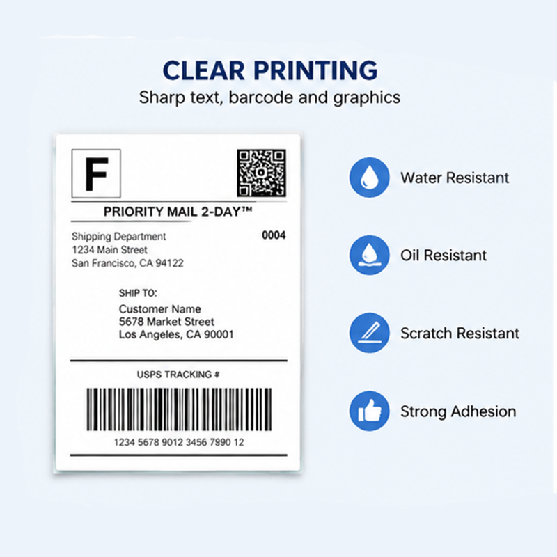 325 Sheets 4''x6'' White Therm - đánh giá và giá Label Printer Thermal