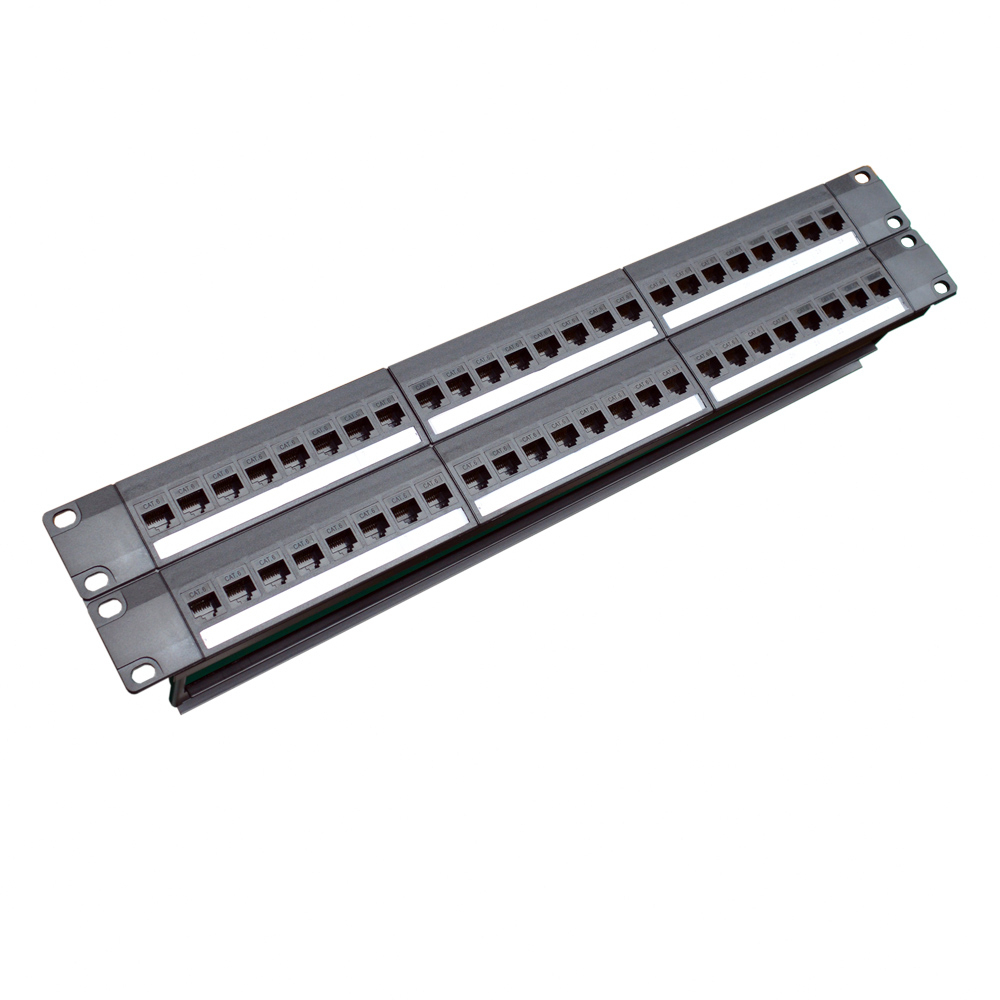 19in 2U Cabinet Pass-through 4 - đánh giá và giá Patch Panel Cat6