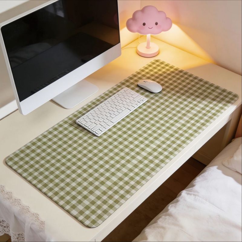 Olive Green Check Design Mouse - đánh giá và giá Office Desk Tech Accessories