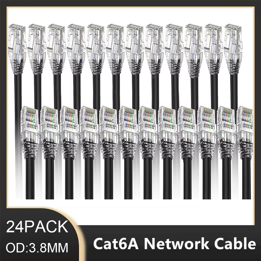 24Pack 0.1/0.15/0.2/0.3/0.5M C - đánh giá và giá Patch Panel Cat6