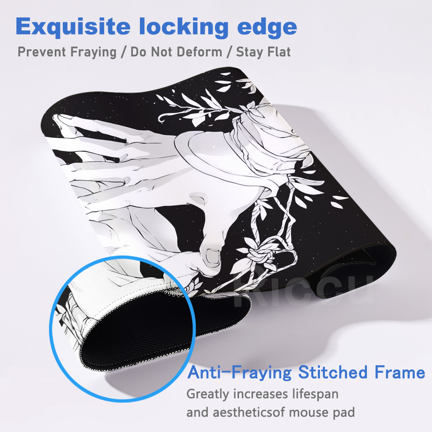 HD Large Black White XXL Gothi - đánh giá và giá Office Desk Tech Accessories